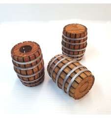 Passerelles et tonneaux - 54mm