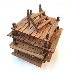 Passerelles et tonneaux - 54mm