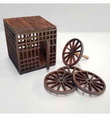 Barrières, caisses et gibets