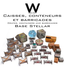 Caisses, conteneurs et barricades